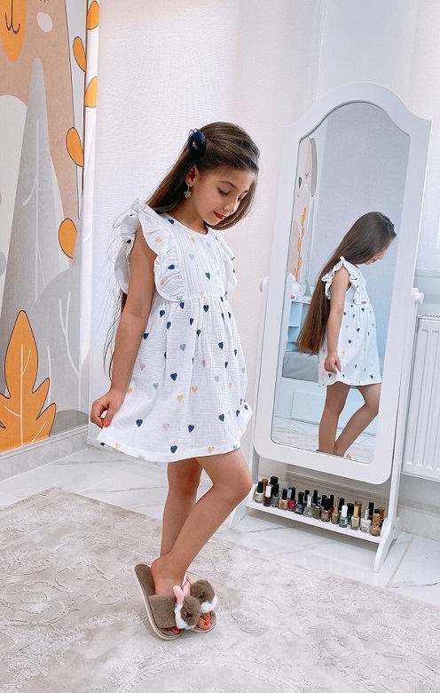 پیراهن دخترانه مژمر