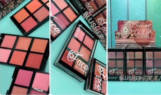 رژگونه 6 رنگ کالر کاستر